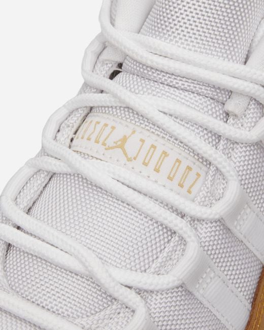 Nike White S Air Jordan 11 Low Mother S Day Sneakers Metallic