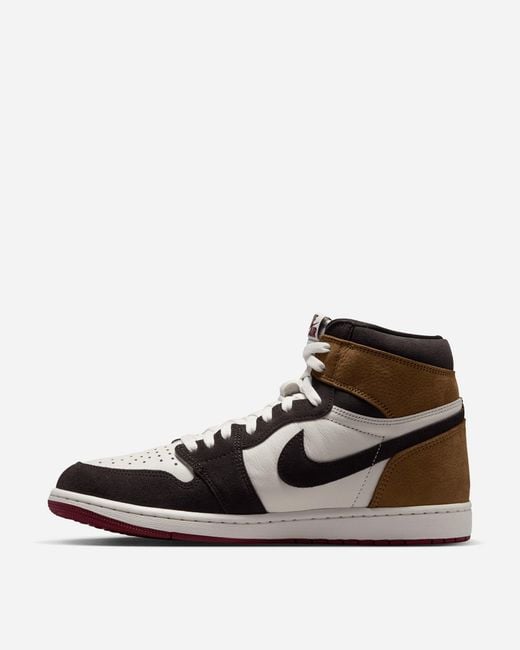 Nike Brown Air Jordan 1 High Og Love Letter Sneakers Shadow Soft Pearl for men