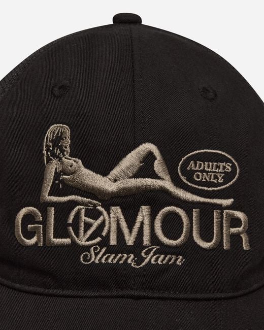 Hysteric Glamour Black Slam Jam Hysteric Angels Trucker Hat for men