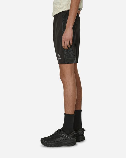 PUMA Black Ac Milan X Pleasures Shorts Replica / Asphalt for men