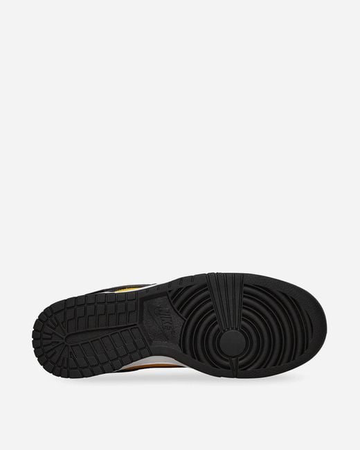 Nike Yellow Dunk Low Sneakers Black / University Gold for men