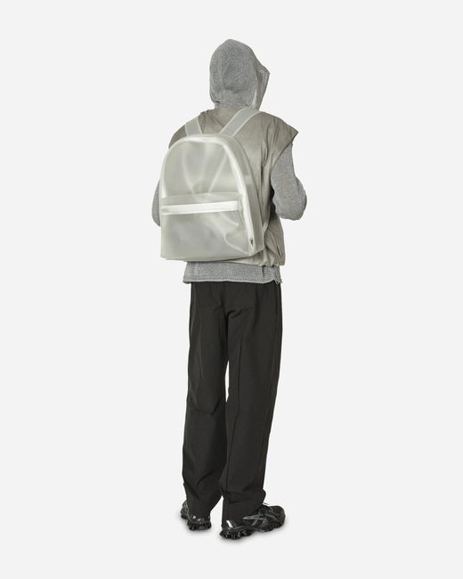 Amomento White Tpu Backpack for men