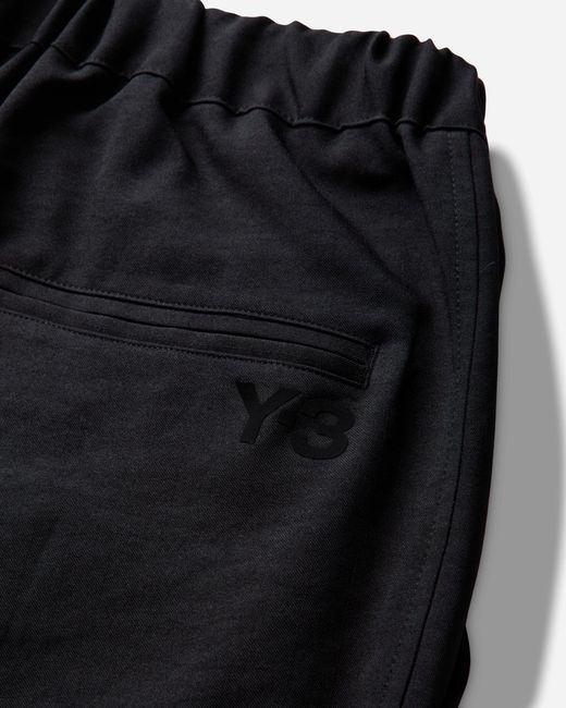 Y-3 Black Sport Uniform Tapered Pants for men