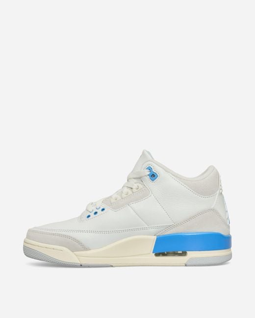 Nike Blue Air Jordan 3 Retro Sneakers Lucky Shorts for men
