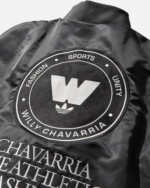 Adidas Gray Men S Willy Chavarria Bomber Jacket for men