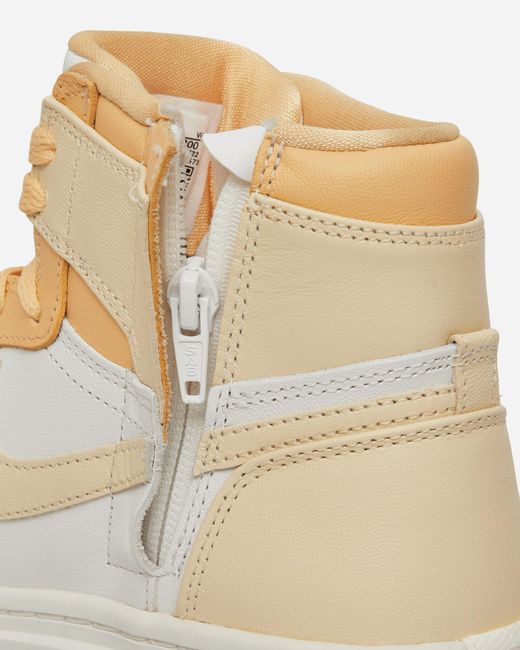 Nike Yellow Air Jordan 1 Elevate Platform-sole Leather High-top Trainers