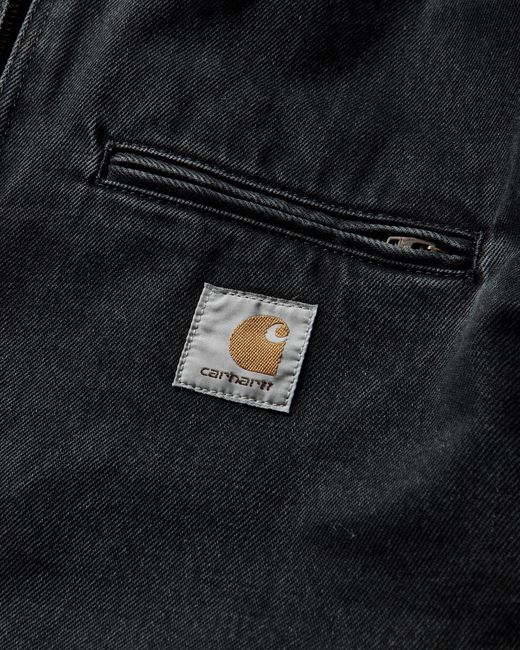 Carhartt Black Men S Cleveland Jacket (stone Washed) for men