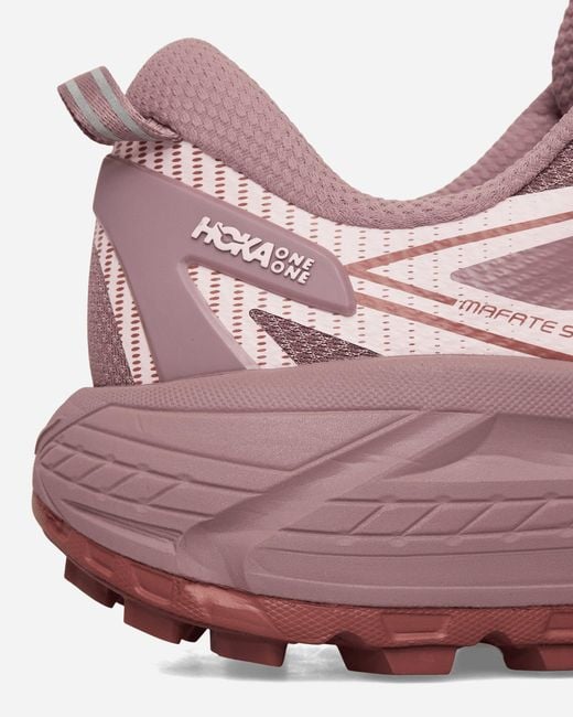 Hoka One One Pink Mafate Speed 2 Sneakers Classic Mauve / Carnation for men