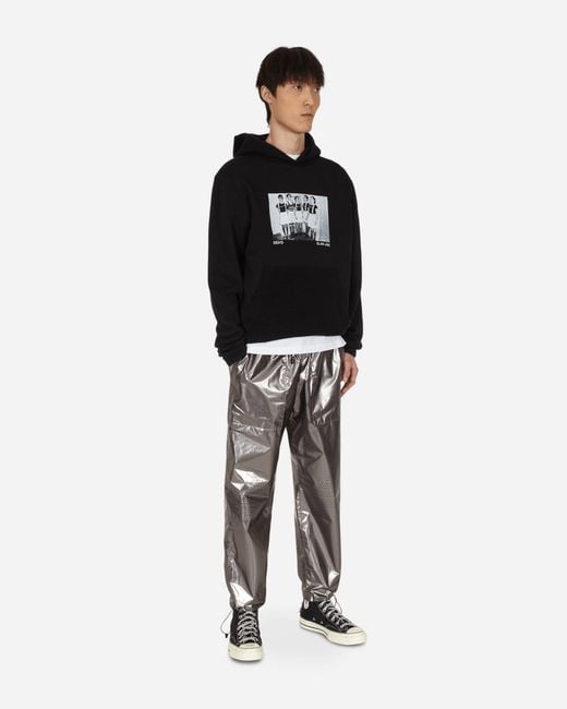 SLAM JAM Black Devo Reverse Evolution Hooded Sweatshirt for men