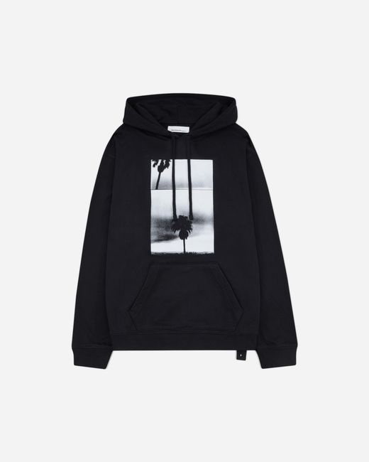 Oamc Peacemaker Black Panorama Print Hoodie for men