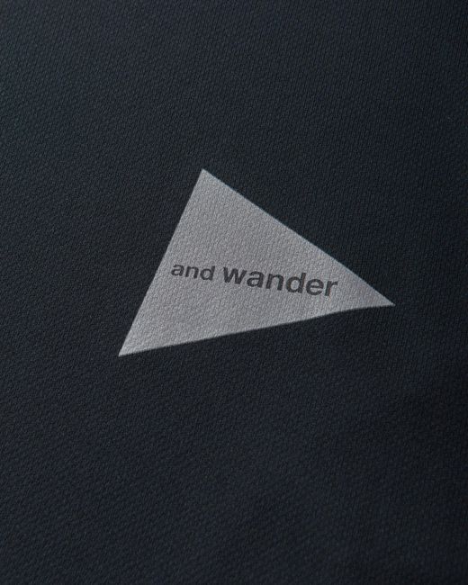 And Wander Blue Dry Jersey Hoodie for men