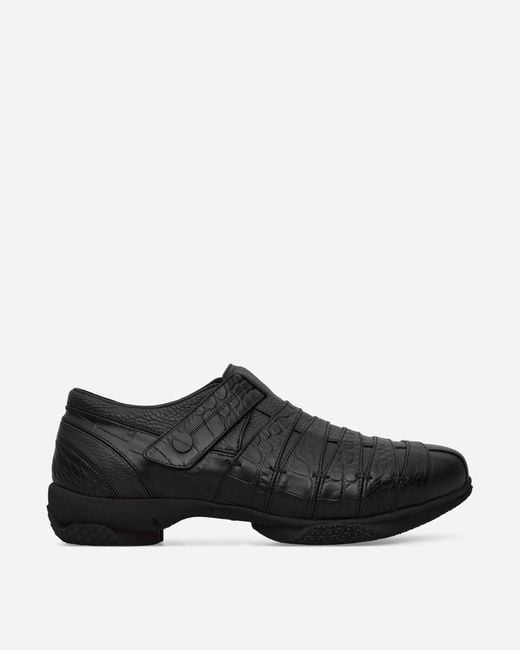 Kiko Kostadinov Black S Kormos Fisherman Loafers Onyx for men