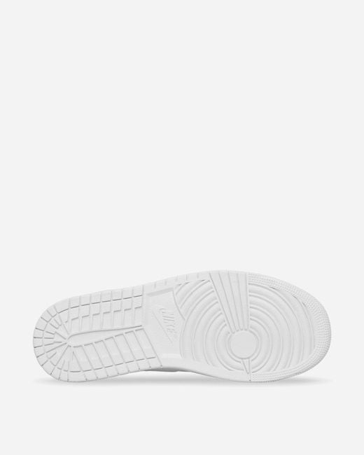 Nike White Air Jordan 1 Mid Sneakers for men