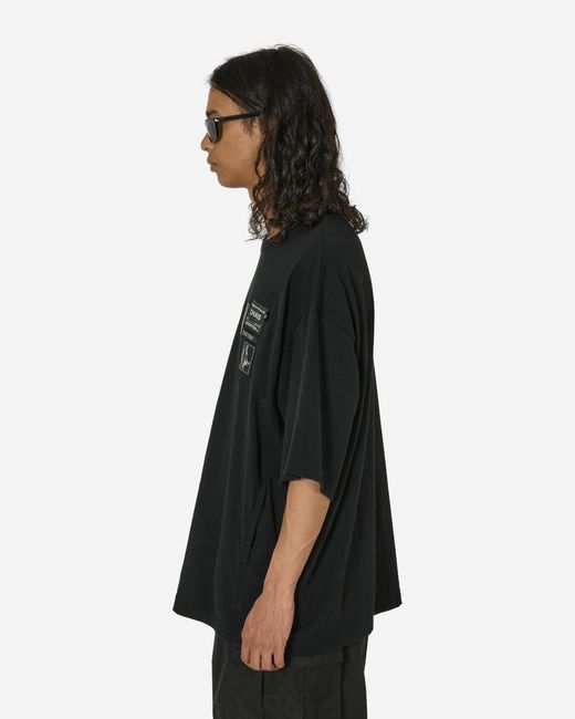 Undercover Black Chaos Balance Oversized T-shirt for men