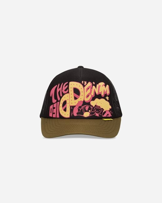 Kapital Black Th.d.d. Track Cap / Khaki for men