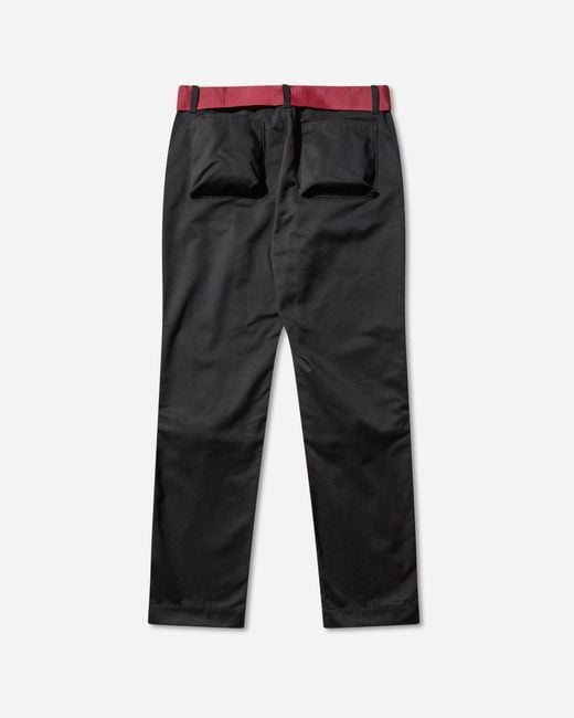 Undercover Black Men S Straps Trousers for men