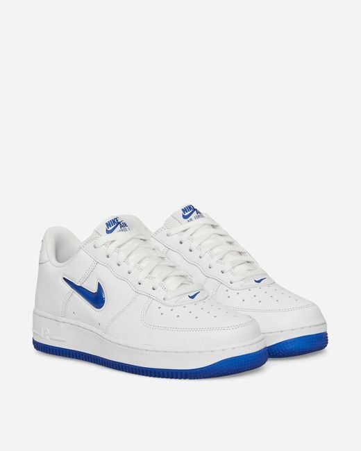 Nike Air Force 1 Low Retro Sneakers White / Hyper Royal for men