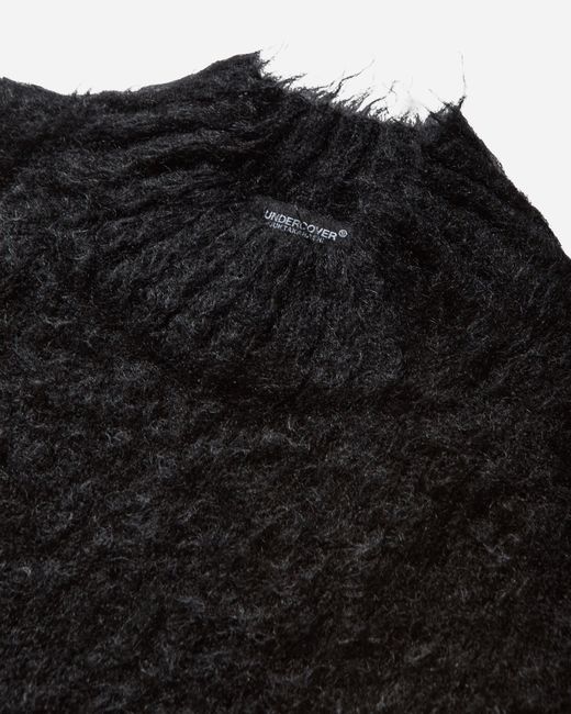 Undercover Black Men S Conrad Schnitzeler Mohair Sweater for men
