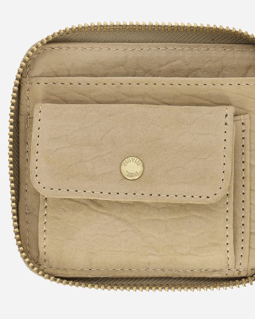 Visvim Natural Suede Bi-fold Wallet for men
