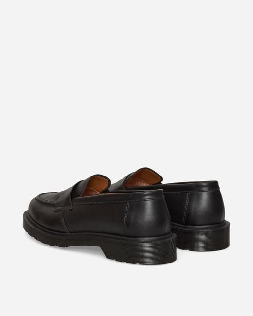 Dr. Martens Black Delapre Penny Loafers for men
