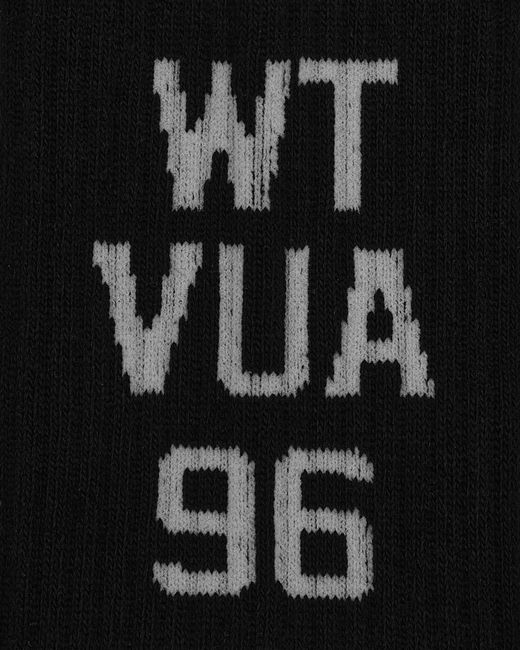 (w)taps Black Wtvua96 Socks for men