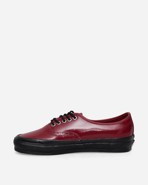 Vans Red Authentic 44 Siped Vibram Sneakers Bordeaux for men