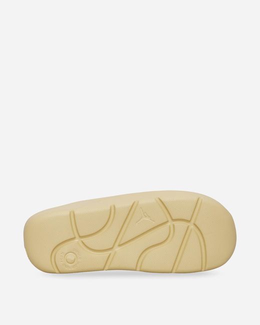 Nike Natural Post Logo-embossed Moulded Sliders for men