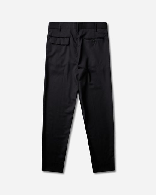 Undercover Black Men S Wool Twill Pants for men