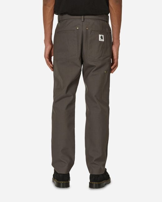 Sacai Carhartt Wip Suiting Bonding Pants Taupe in Black for Sacai Carhartt Wip Suiting Bonding Pants Taupe in Black for