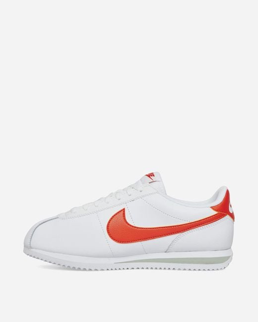 Nike Cortez Sneakers White / Campfire Orange for men