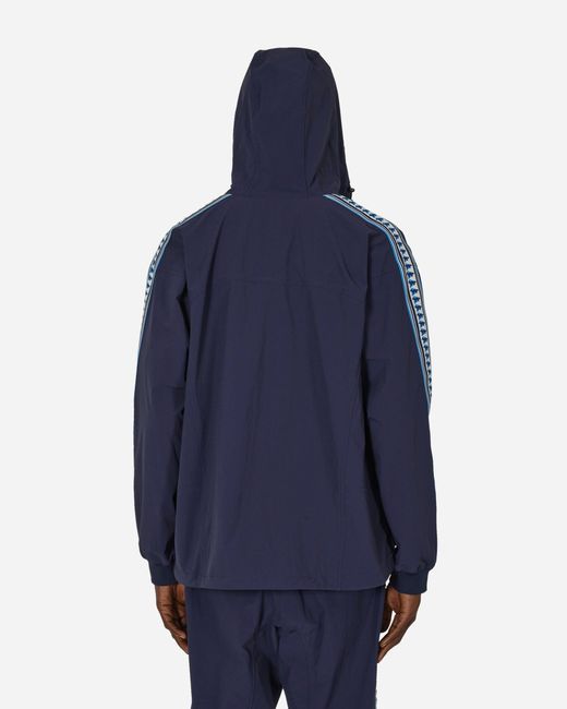 and wander Maison Kitsuné Trak Hoodie in Blue for Men | Lyst UK