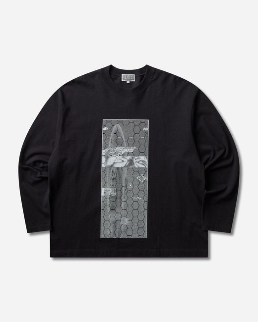 Cav Empt Black S Washed Md Wirecutter Longsleeve T-Shirt for men