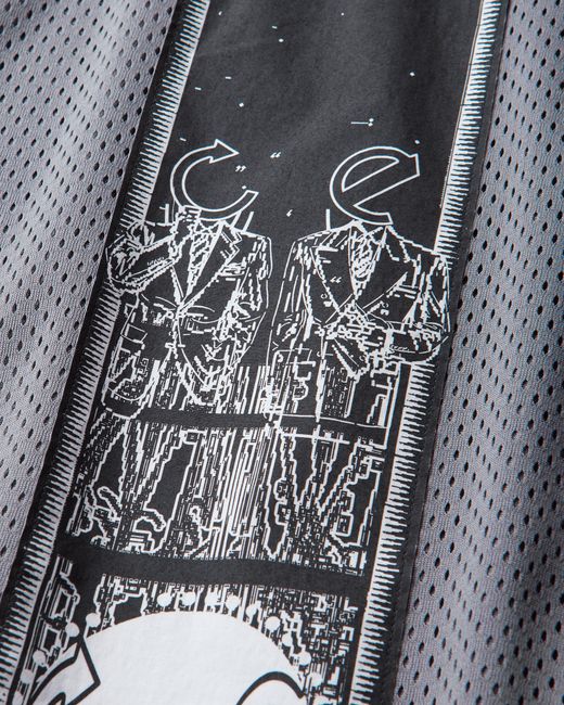 Cav Empt Blue Men S Md Temporal Distortion Mesh Shortsleeve Top Navy for men