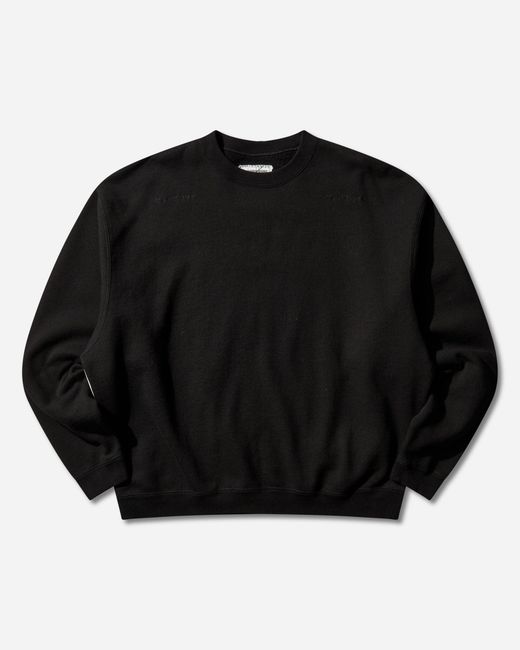 Cav Empt Black Men S Solid Loose Crewneck Sweatshirt for men