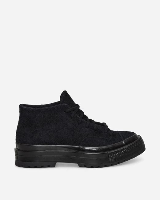 Converse Black Chuck 70 National Suede Sneakers for men