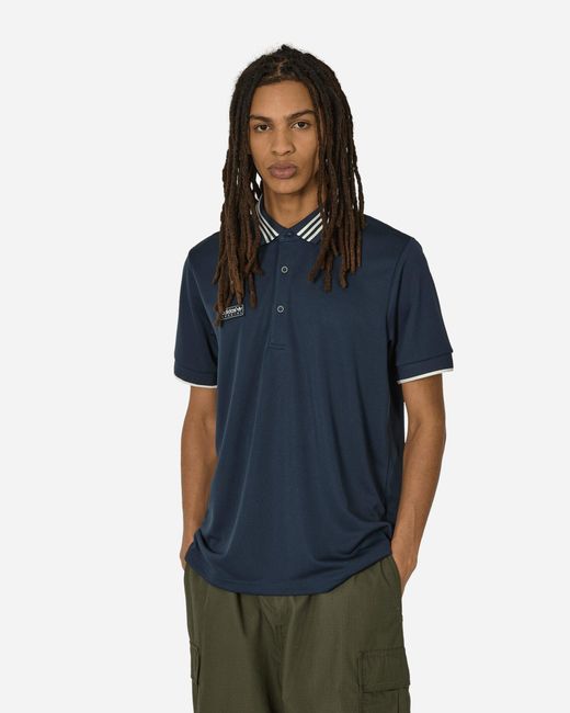 Adidas Blue Spzl Short Sleeve Polo Shirt Night Navy for men
