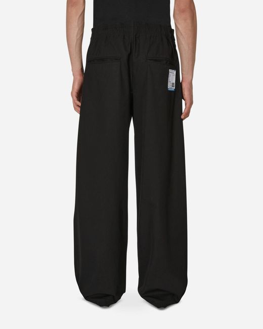 Instrumental by Mihara No Side Seam Easy Wide Pants in Black for Men | Lyst