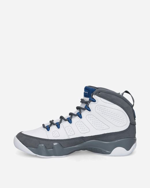 Nike Air Jordan 9 Retro Sneakers Flint Grey / French Blue for men