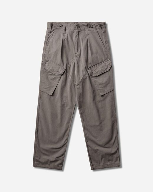 Cav Empt Gray S Cotton Combat Pants for men
