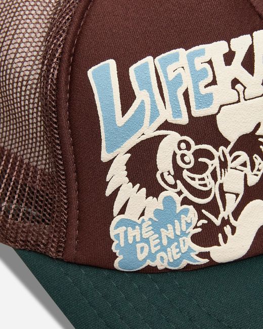 Kapital Green Life Kapriccio Track Cap for men