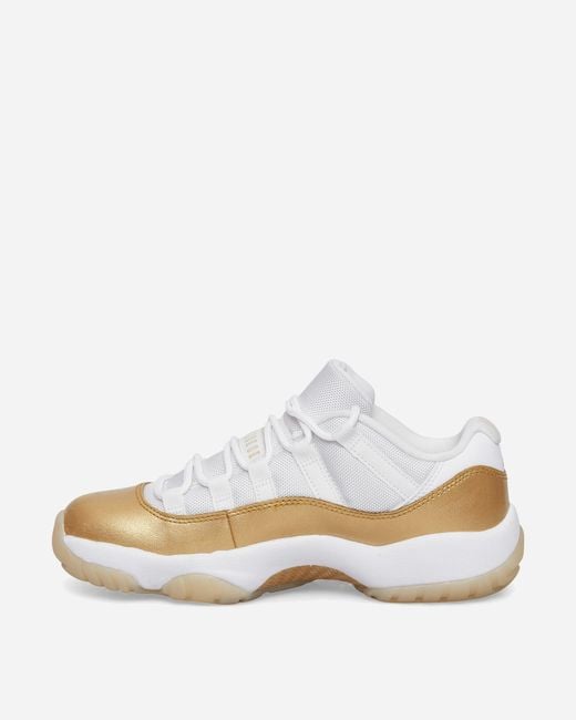 Nike White S Air Jordan 11 Low Mother S Day Sneakers Metallic