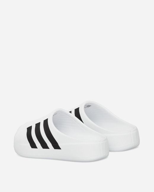 Adidas White Superstar Mules Cloud for men