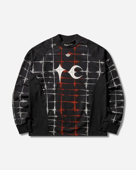 Adidas Black Thug Club Goalie Longsleeve T-Shirt for men