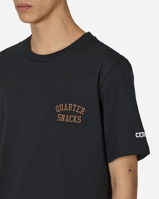 Converse Black Quartersnacks T-Shirt for men