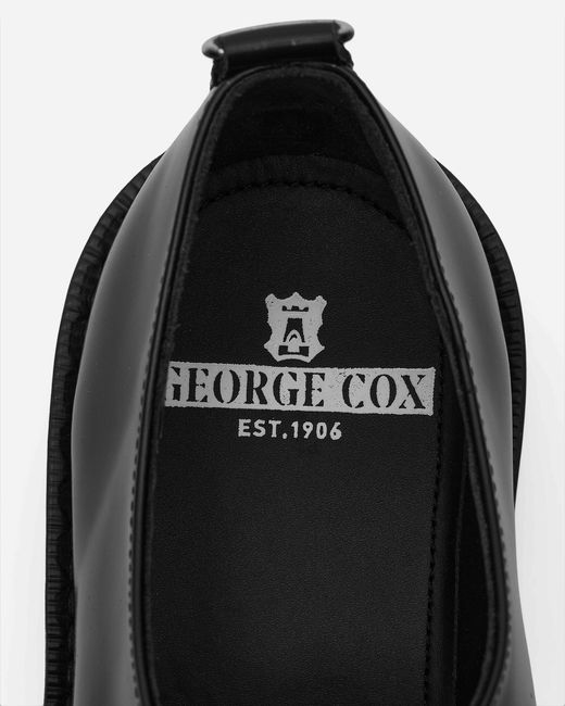 George Cox Black Ripple Derby for men