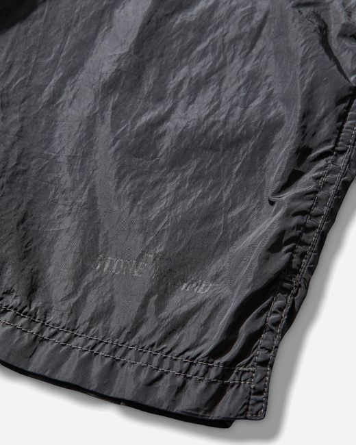 Stone Island Gray Men S Nylon Metal Swim Shorts Grey for men