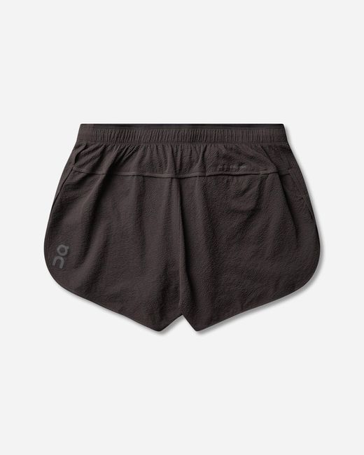 On Shoes Black Performance Volt Shorts Espresso for men