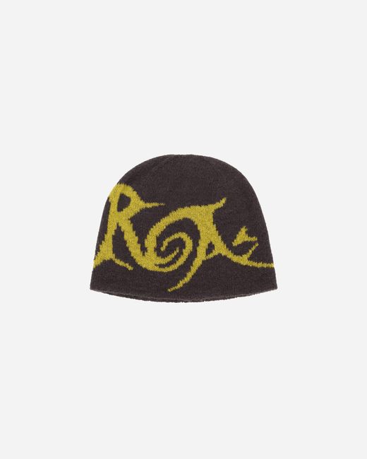 帽子 ROA / Graphic Beanie ROA Brown & Yellow Graphic Beanie ROA