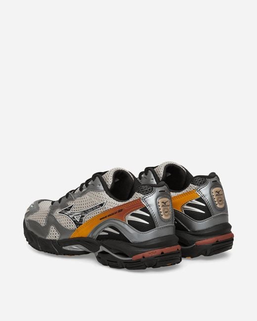 Mizuno Gray Wave Rider 10 Sneakers Harbor Mist Harvest for men