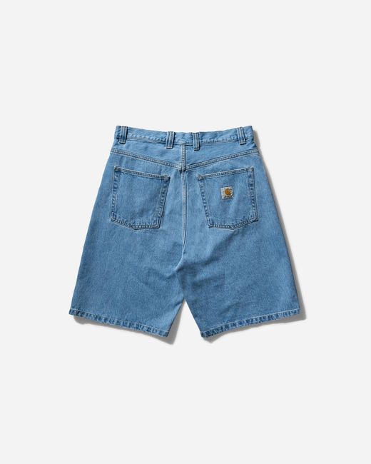 Carhartt Blue Men S Brandon Shorts (stone Bleached) for men
